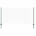 vidaXL Hexagonálny plot s stĺpom 10 x 1,2 m PVC potiahnutá oceľ Zelená