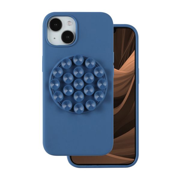 Silikónové puzdro Stick pre iPhone 13 6,1" modrá