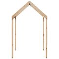 vidaXL Strecha na detskú posteľ 217x85,5x154 cm borovicový masív