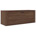 vidaXL Nástenný botník hnedý dub 100x35x38 cm spracované drevo