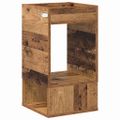 vidaXL Koncový stôl Staré drevo 30 x 30 x 56 cm Kompozitné drevo