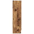 vidaXL Knižnica staré drevo 82,5x30,5x115 cm kompozitné drevo
