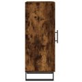 vidaXL Komoda dymový dub 34,5x34x90 cm spracované drevo
