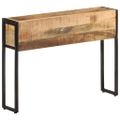 vidaXL Kvetináč 90x20x68 cm surové mangovníkové drevo