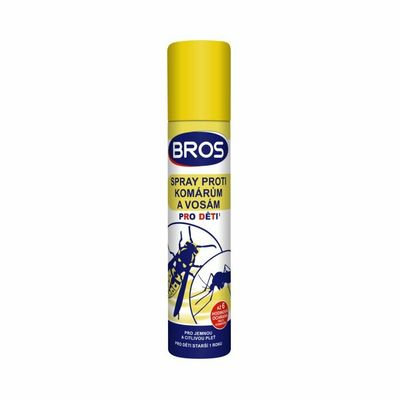 04518 Bros Sprej proti komárom a osám pre deti 90 ml