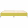 vidaXL Posteľný rám s boxspringom zelená 200x200 cm látka