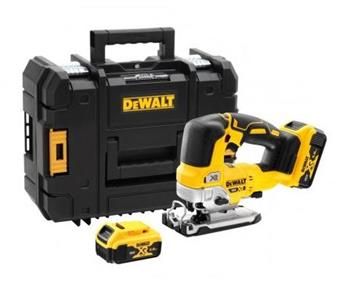 Dewalt Akumulátorová píla priamá DeWalt DCS334P2, 18V XR, 2 x akumulátor Li-Ion / 5,0 Ah