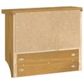 vidaXL Nástenný vešiak na kabáty SANDNES 45x12x35 cm borovicový masív