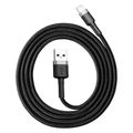 Baseus Cafule USB Lightning kábel 2,4 A 1 m (sivý+čierny)