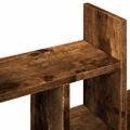vidaXL Organizér na stôl, tmavý dub 34,5x15,5x35,5cm, kompozitné drevo