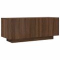 vidaXL TV skrinka hnedý dub 100x35x40 cm spracované drevo