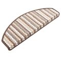 vidaXL Samolepiace nášľapy na schody 15 ks 65x24x4cm viacfarebné hnedé