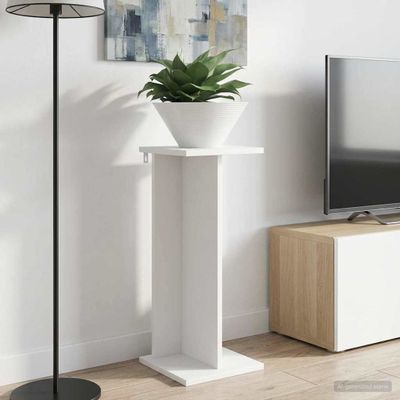 vidaXL Stojan na rastliny 2 pcs Biely 25 x 25,5 x 60,5 cm