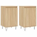 vidaXL Komody 2 ks dub sonoma 40x35x70 cm kompozitné drevo