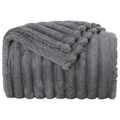 vidaXL Deky Tmavosivá 270 x 240 cm 1.73 kg Flís