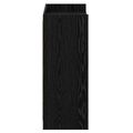 vidaXL Skriňa na topánky Čierny dub 73,5 x 36 x 92 cm Kompozitné drevo