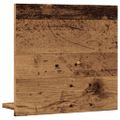 vidaXL Kúpeľňová skrinka staré drevo 40x11x37 cm kompozitné drevo