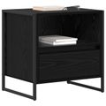 vidaXL Nočný stolík 2 ks Čierny dub 50 x 39,5 x 50 cm Kompozitné drevo