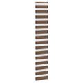 vidaXL Zebra roleta hnedá 45x230 cm šírka látky 40,9 cm polyester