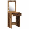 vidaXL Toaletný stolík Staré drevo 50 x 41 x 135 cm Kompozitné drevo