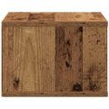 vidaXL Stojan na tlačiareň Staré drevo 40 x 32 x 22,5 cm