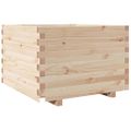 vidaXL Záhradný kvetináč 70x70x49,5 cm borovicový masív