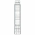 vidaXL Oblúkový gabionový kôš 7 ks 200x50x200/220cm pozinkované železo