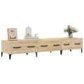 vidaXL TV skrinka vo farbe dubu sonoma 150x34,5x30 cm spracované drevo