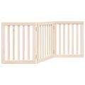 vidaXL Skladacia brána pre psa, 3 panely, 150 cm, topoľové drevo