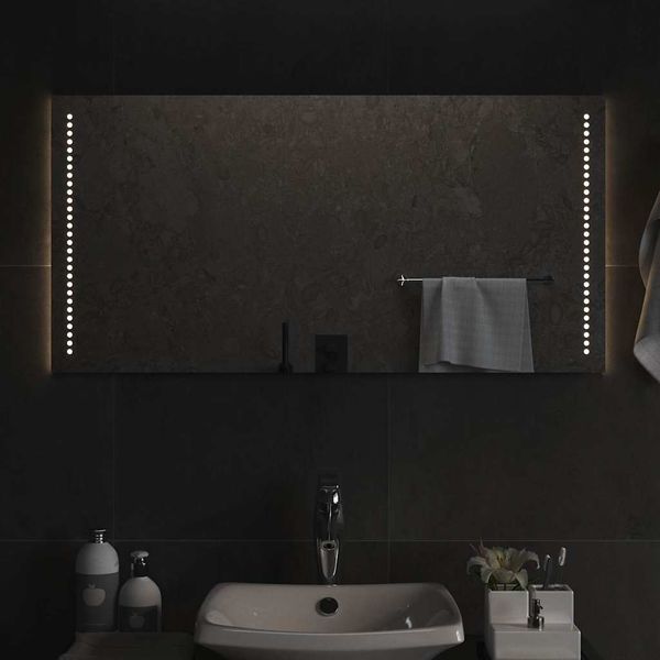 vidaXL LED kúpeľňové zrkadlo 100x50 cm