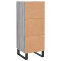 vidaXL Komoda sivý dub sonoma 34,5x34x90 cm spracované drevo