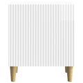 vidaXL Nočný stolík 2 ks Biela s vysokým leskom 43 x 34,5 x 50 cm