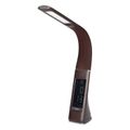 Stolová lampa s budíkom VIRONE DOLOMIT DL-12/BR, 5W, 400lm, 4000K, hnedá Stolná lampa s budíkom VIRONE DOLOMIT DL-12/BR, 5W, 400lm, 4000K, hnedá