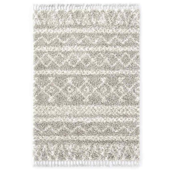 vidaXL Koberec Berber chlpatý pieskový a béžový 160x230 cm PP