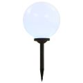 vidaXL Vonkajšie solárne lampy 4 ks 30 cm LED guľové RGB