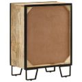 vidaXL Komoda s 2 zásuvkami 53x31x72 cm masívny mangovník a železo