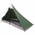 vidaXL Stan na batohovanie 222 x 85 x 125 cm Zelená