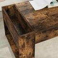 vidaXL Konferenčný stolík Dymová dub 110 x 50 x 41 cm Kompozitné drevo