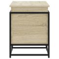 vidaXL Úložný box s vekom dub sonoma 100x40x51,5 cm kompozitné drevo