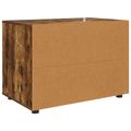 vidaXL Úložná skrinka 80 x 48 x 57 cm Kompozitné drevo Dymová dub