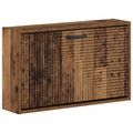 vidaXL Nástenný botník HAARLEM 71 x 17 x 43 cm Kompozitné drevo