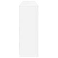 vidaXL Komoda s LED svetlami biela 162x37x100 cm