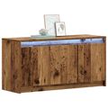 vidaXL TV skrinka 100 x 34 x 50 cm Staré drevo Kompozitné drevo