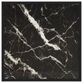vidaXL Konferenčný stolík, čierny, čierne mramorové sklo 60x60x35 cm