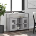 vidaXL Komoda sivá sonoma 100x35x80 cm kompozitné drevo