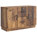 vidaXL Servírovacia skriňa Staré drevo 89 x 34,5 x 57 cm