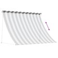 vidaXL Markíza Antracitová a biela 350 x 150 cm
