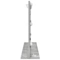 vidaXL Toaletné zrkadlo Betónová šedá 80 x 55 x 18 cm Obdĺžnikový