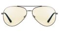 GUNNAR kancelářske/herní brýle MAVERICK GUNMETAL * jantárová skla * BLF 65 * GUNNAR focus Brýle, herní, tmave šedé obroucky, jantarová skla