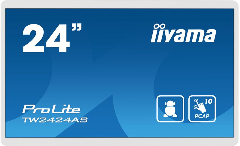 24'' iiyama TW2424AS-W1: PCAP, Android 12, FHD